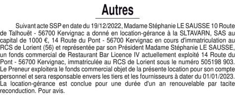 Contenu publication