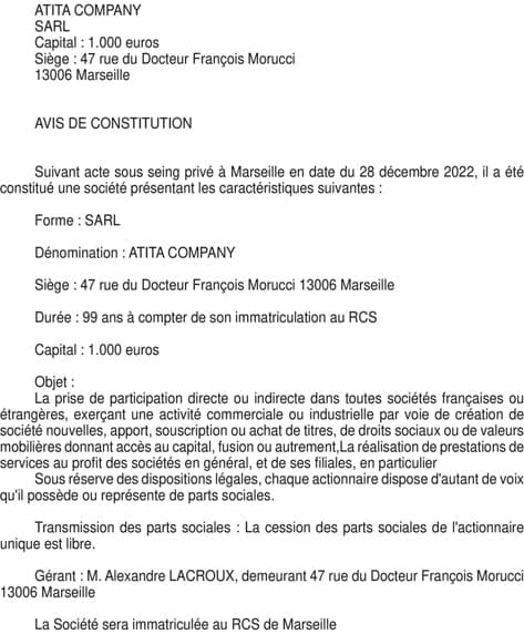 Contenu publication