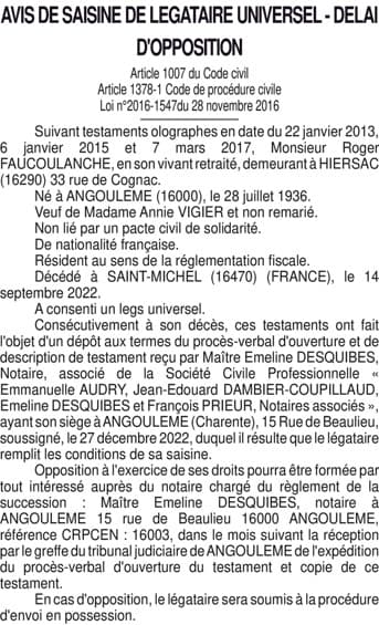 Contenu publication