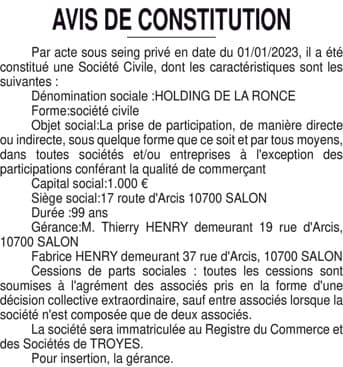 Contenu publication