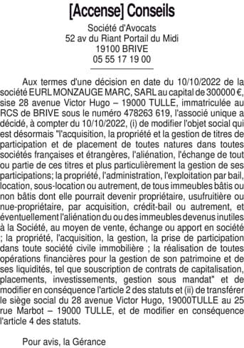 Contenu publication