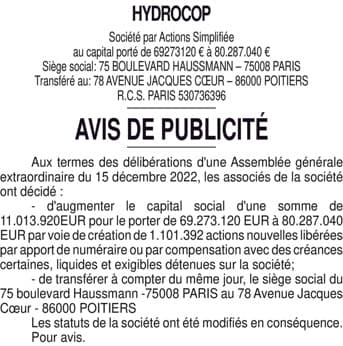 Contenu publication