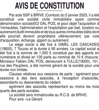Contenu publication