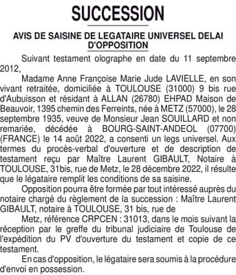 Contenu publication