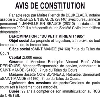 Contenu publication