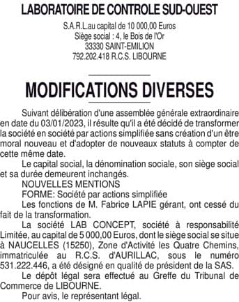 Contenu publication
