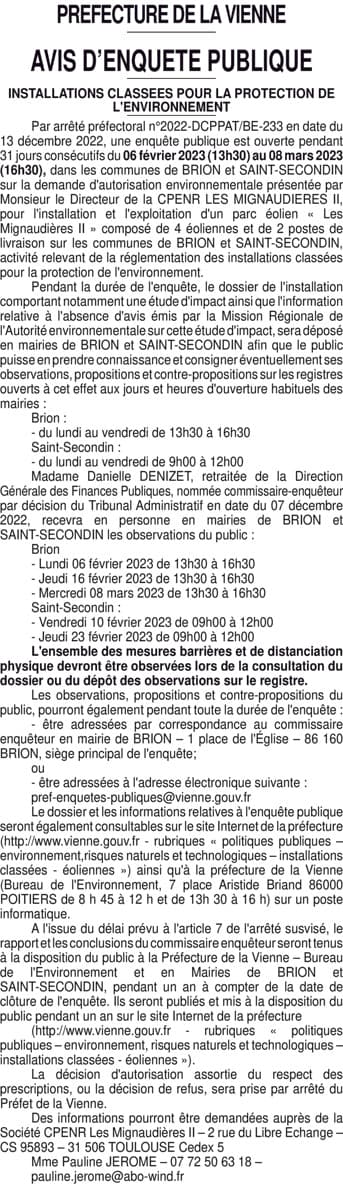 Contenu publication