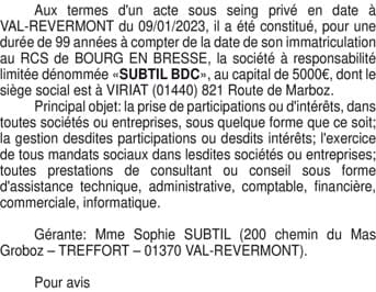 Contenu publication