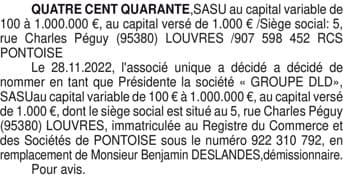 Contenu publication