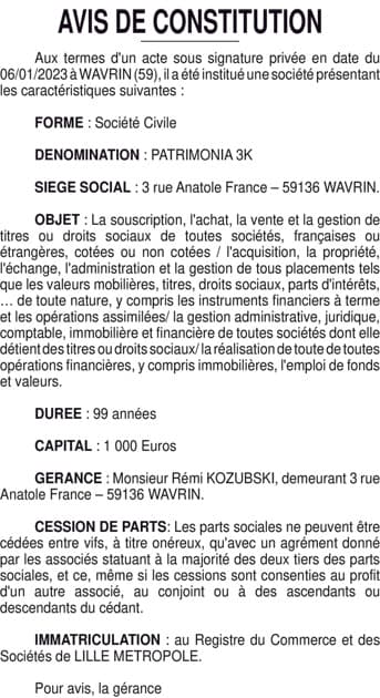 Contenu publication