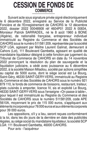 Contenu publication