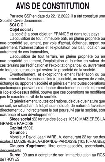 Contenu publication