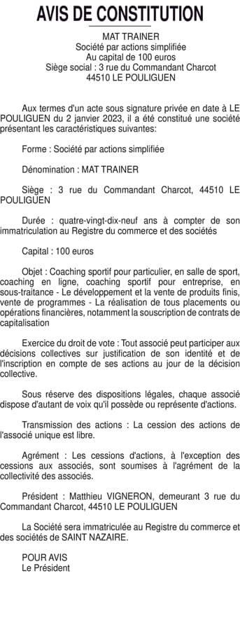 Contenu publication