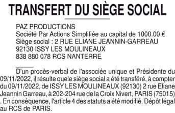 Contenu publication
