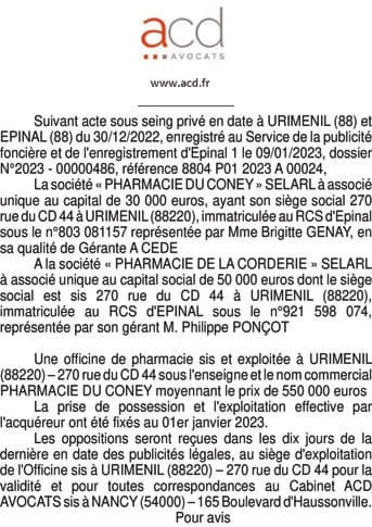 Contenu publication