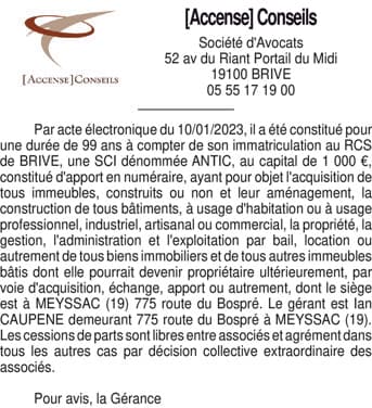 Contenu publication