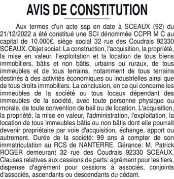 Contenu publication