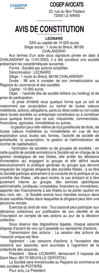 Contenu publication