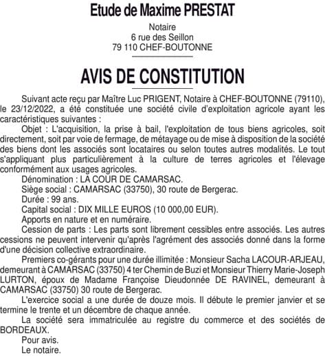 Contenu publication