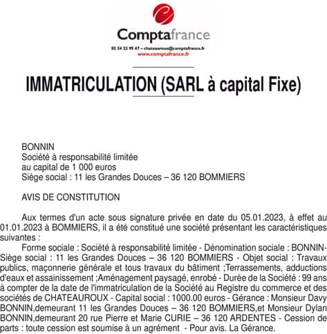 Contenu publication