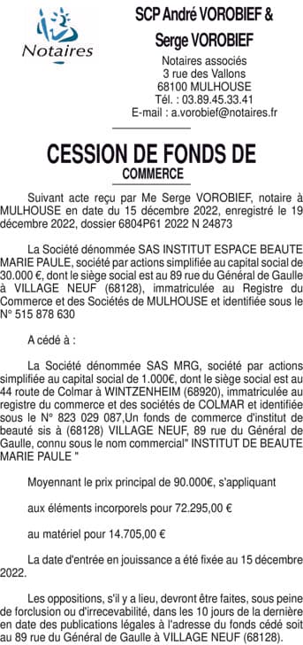 Contenu publication