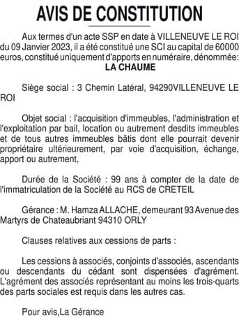 Contenu publication