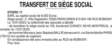 Contenu publication