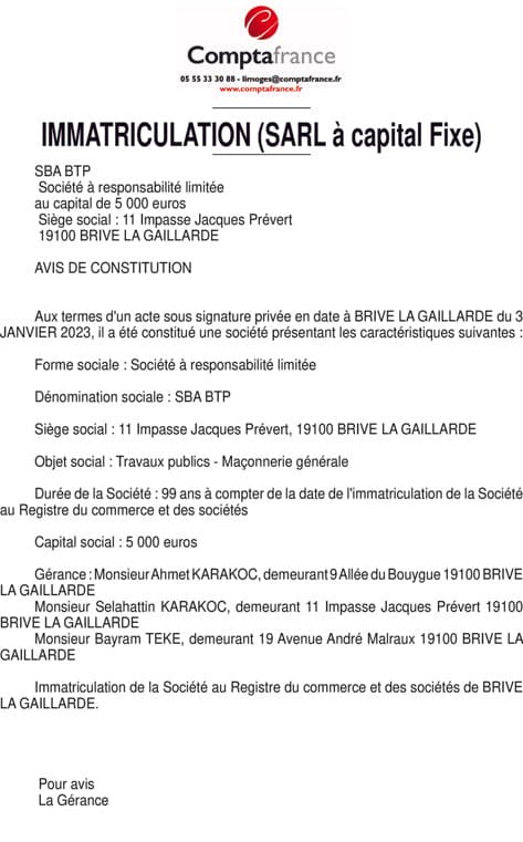 Contenu publication