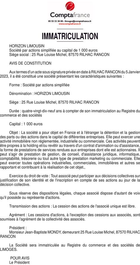 Contenu publication