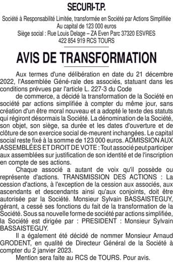 Contenu publication