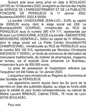 Contenu publication