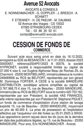 Contenu publication