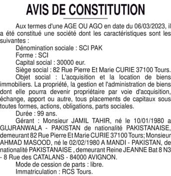 Contenu publication