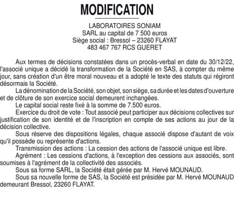 Contenu publication