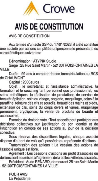 Contenu publication