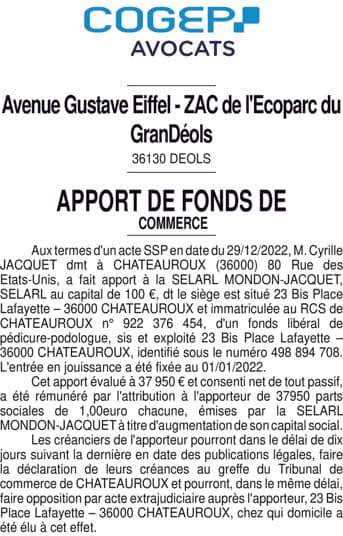 Contenu publication