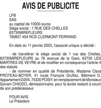 Contenu publication