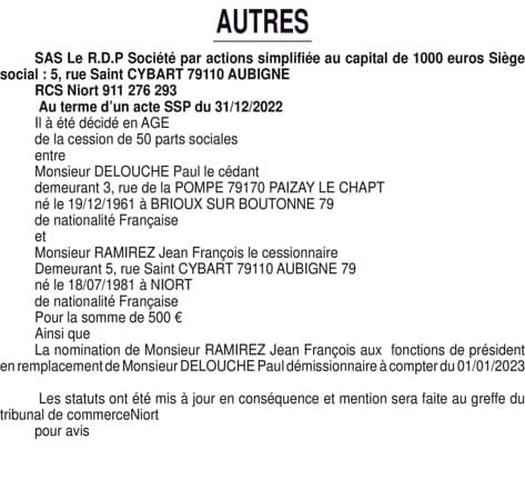 Contenu publication