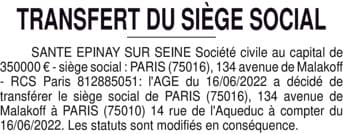 Contenu publication