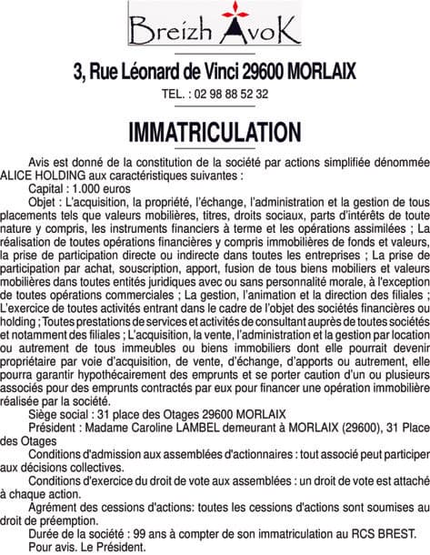 Contenu publication