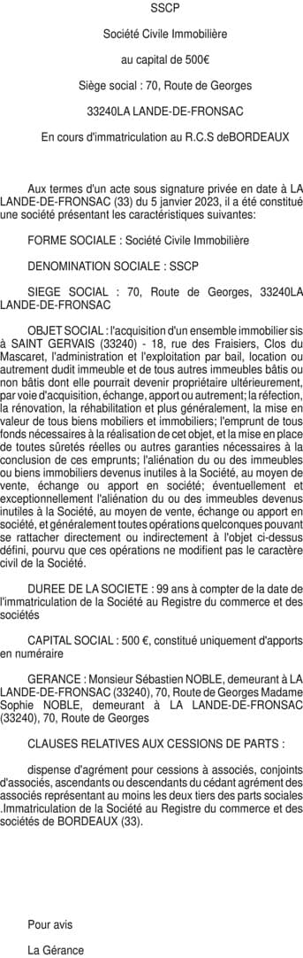 Contenu publication