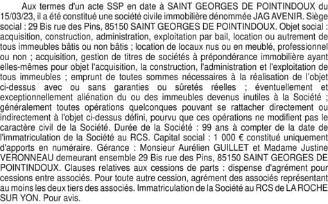 Contenu publication