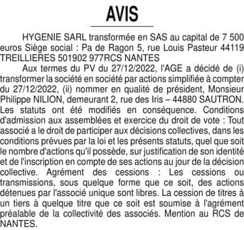 Contenu publication