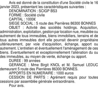 Contenu publication