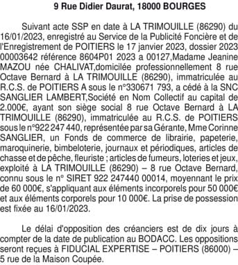 Contenu publication