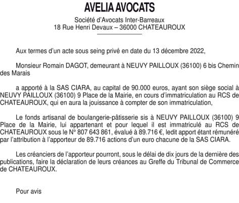 Contenu publication