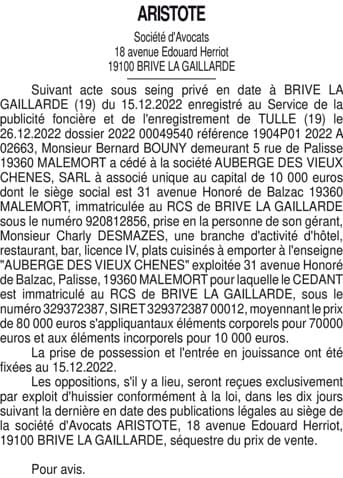 Contenu publication