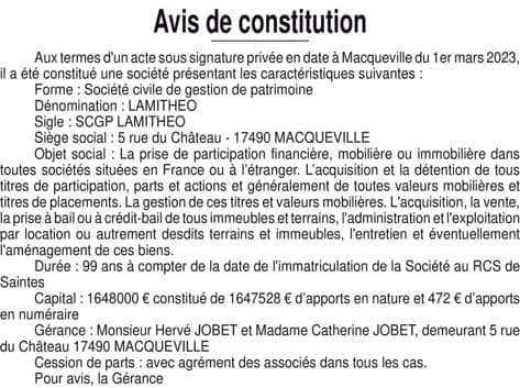 Contenu publication