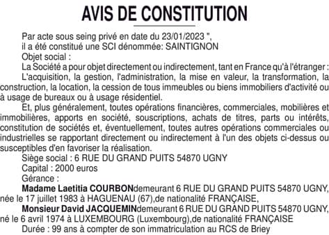 Contenu publication