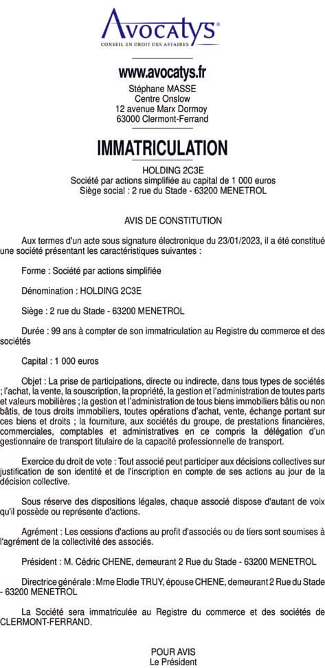Contenu publication